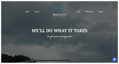 Desktop Screenshot of bartlettproductions.com